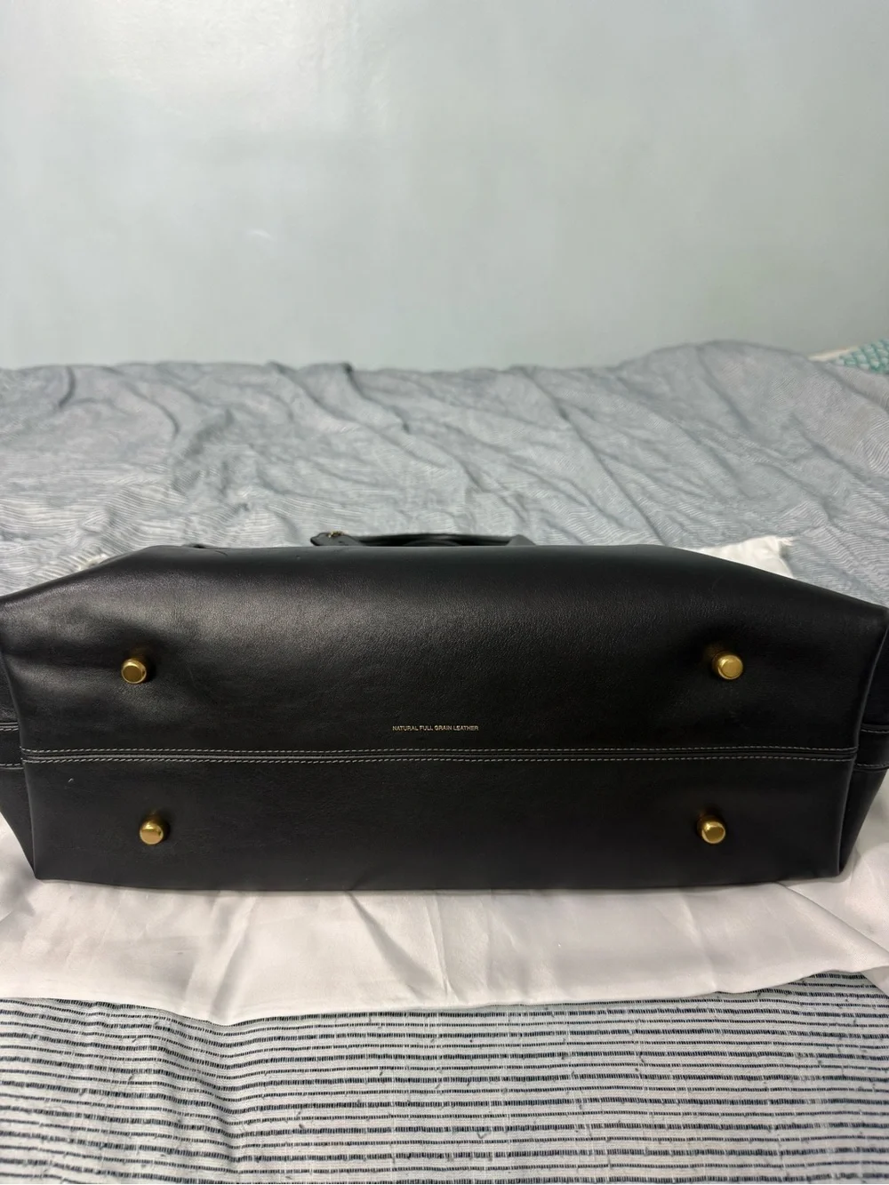 Coach Empire 40  Black Leather Handbag
